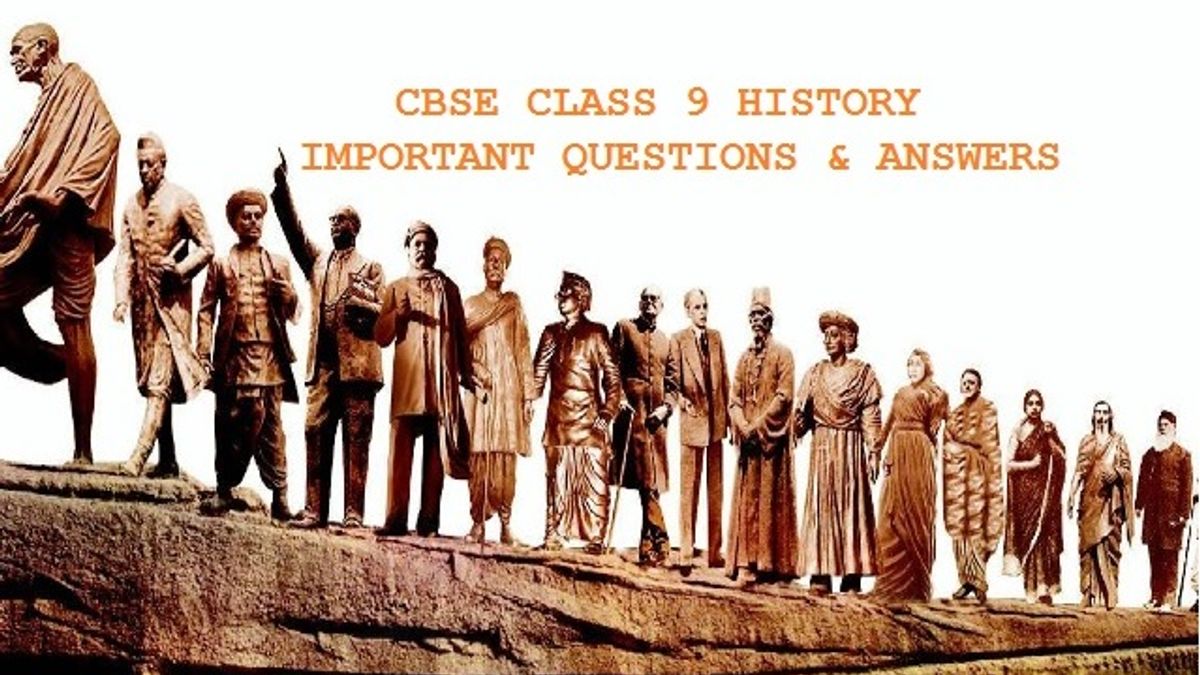CBSE Class 9 History Important Questions